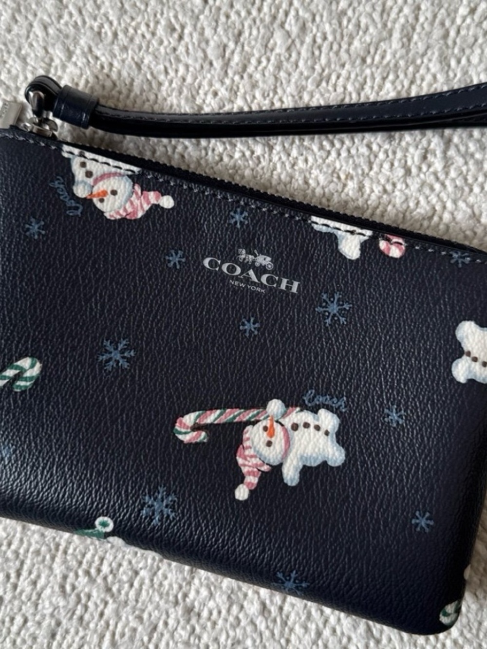 Coach Snowman wristlet